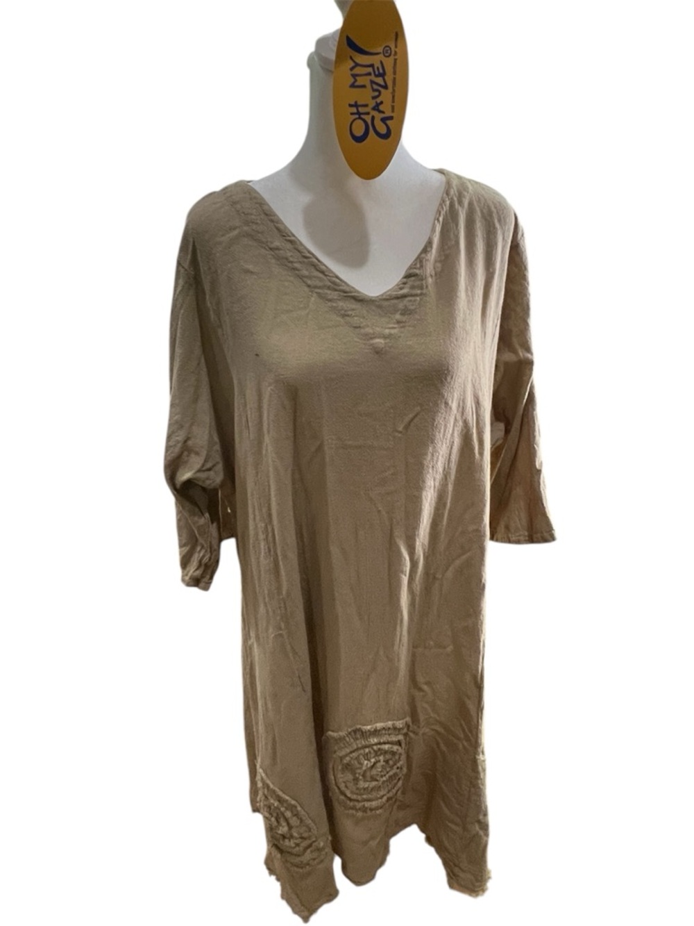 Oh My Gauze! washable cotton dress, size 2